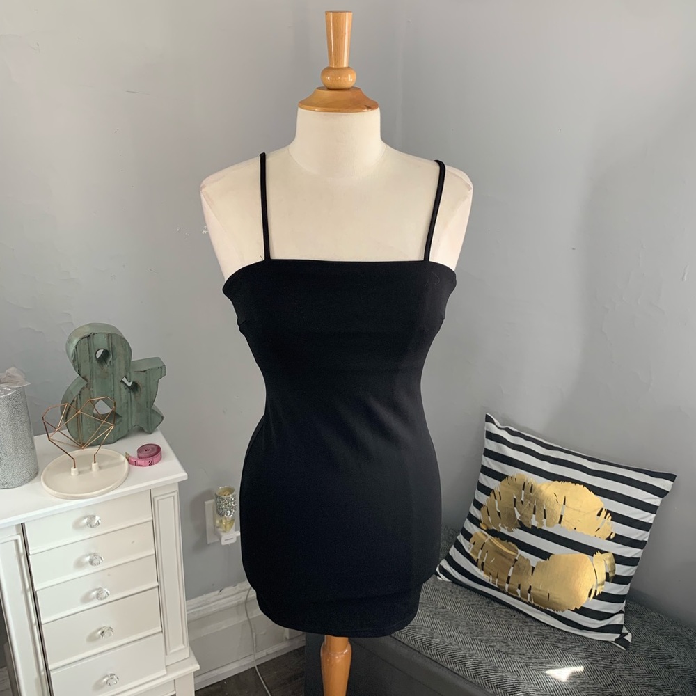 FashionNova | little black dress with longline blazer size small - Picture 6 of 11